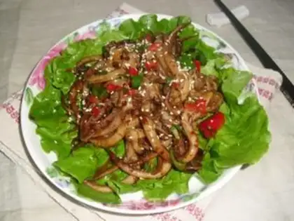 Make Spicy squid step 8