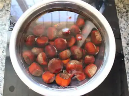 Make Red-tree honey, chestnuts step 4