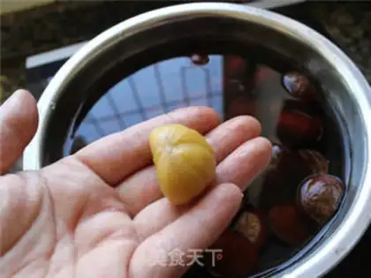 Make Red-tree honey, chestnuts step 5