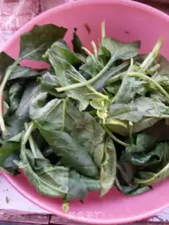 Make Garlic spinach step 0