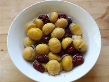Make Red-tree honey, chestnuts step 7