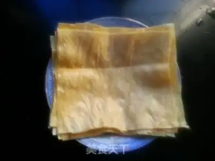 Make Autumn tofu step 1