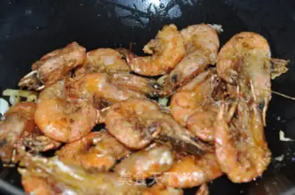 Make Meat pine shrimp step 7
