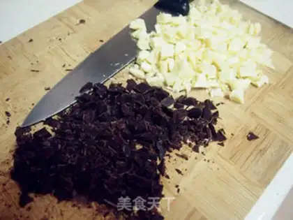 Make Triple chocolate soft cookies step 4