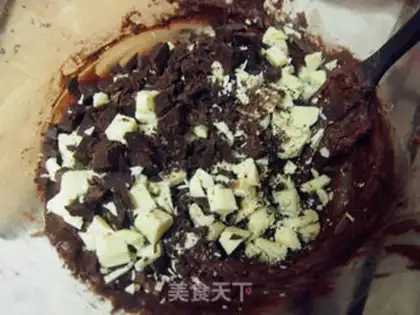 Make Triple chocolate soft cookies step 5
