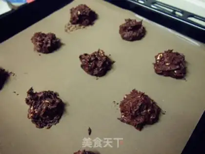 Make Triple chocolate soft cookies step 6