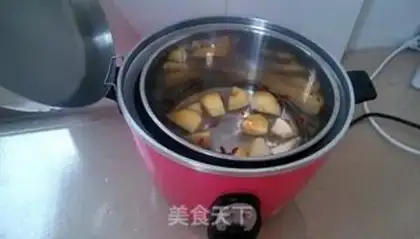 Make A honey-juice pear step 2