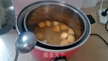 Make A honey-juice pear step 3