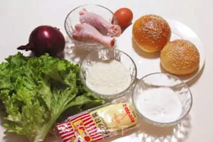 Make Chicken Leg Burger step 0