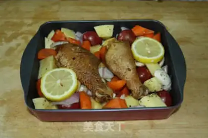 Make Aroma roasted chicken leg step 10