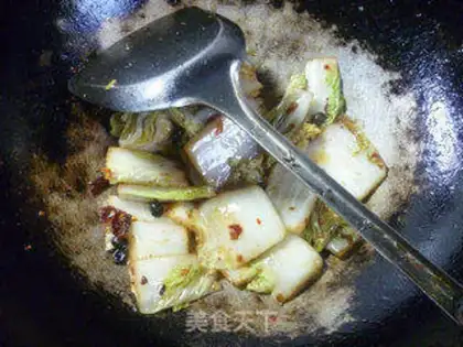 Make Bean cabbage step 8