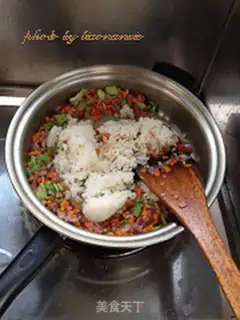 Make Cheese fried rice step 4