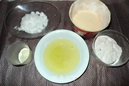 Make Protein coconut ball step 0
