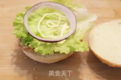 Make Chicken Leg Burger step 10