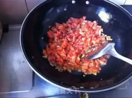 Make Tomato porridge. Noodles step 6