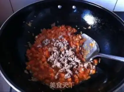 Make Tomato porridge. Noodles step 7