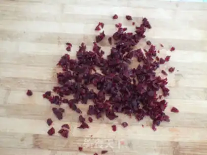 Make The rice cranberry ice cream step 6