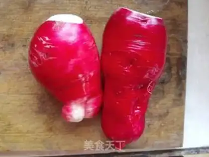 Make radish meatballs step 0