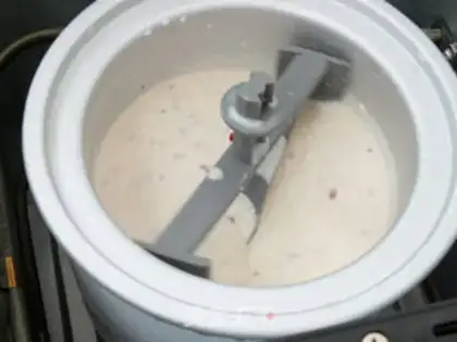 Make The rice cranberry ice cream step 12