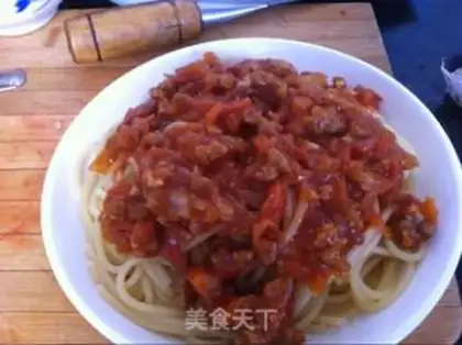 Make Tomato porridge. Noodles step 16