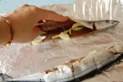 Make Salt-boiled swordfish step 5