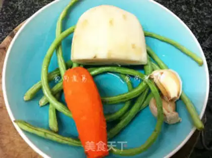 Make Scrambled beans step 0