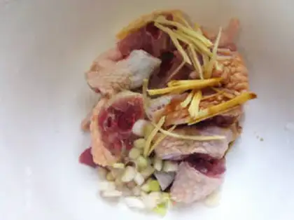 Make Tomushu-mushu-mushi chicken step 4