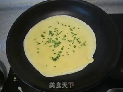 Make Onion egg pancakes step 8