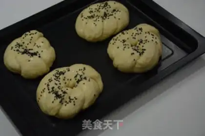 Make Black sesame rolls step 11