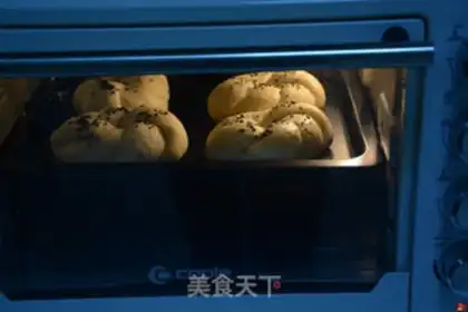 Make Black sesame rolls step 12