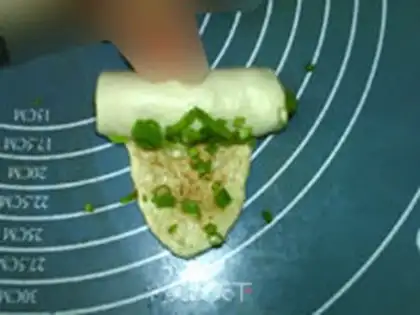 Make Pepper onion rolls step 10