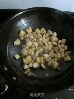 Make Twin mushroom rice step 1