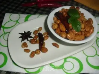Make Spicy fried peanut rice step 4