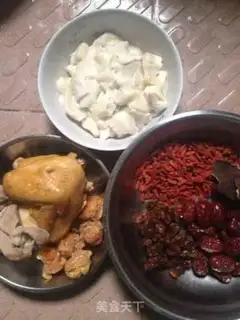 Make To make up for the chicken soup step 0