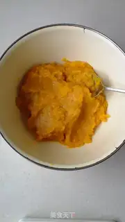 Make 100% zero. ~ Low-oil, sugary pumpkin toast step 2
