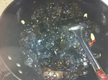 Make Double-pear fried eggs step 5