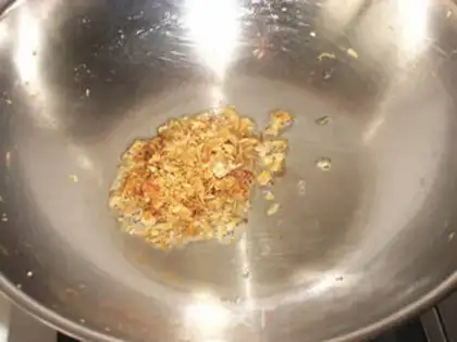 Make Carrot shrimp bag step 2