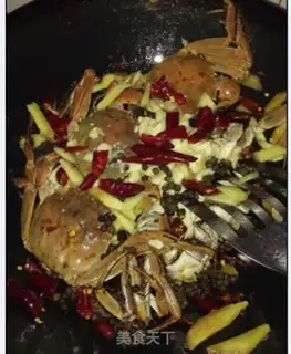 Make Spicy spicy crabs step 6