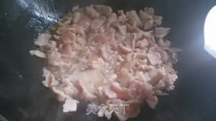 Make Sweet pepper onion fried meat step 4