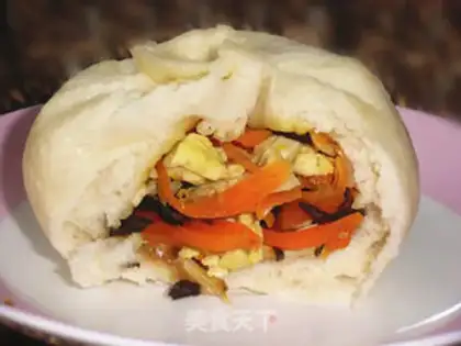 Make Carrot shrimp bag step 8