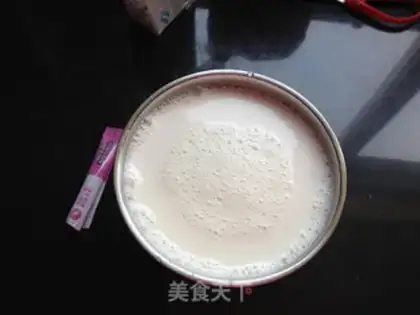 Make Peach bean yogurt step 3