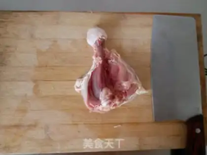Make Homemade chicken string step 2