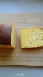 Make 100% zero. ~ Low-oil, sugary pumpkin toast step 14