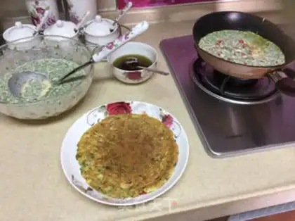 Make Egg casserole pancakes step 8