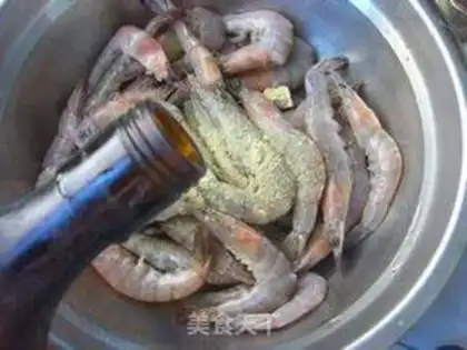 Make Herbal roasted shrimp step 2