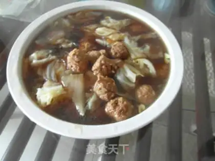 Make Spoonball fan soup step 10