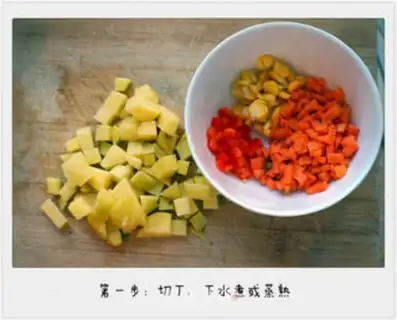Make Brick mix sandwich step 1