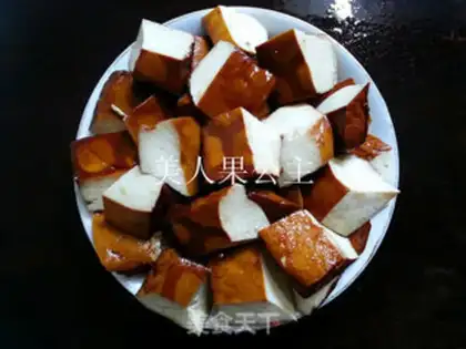 Make Chicken wings dry tofu dry step 2