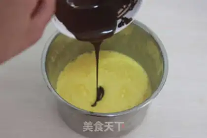 Make Chocolate-year-old wheel cake step 1