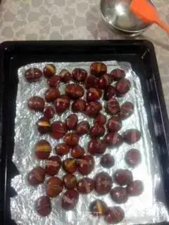 Make Baked chestnuts step 6